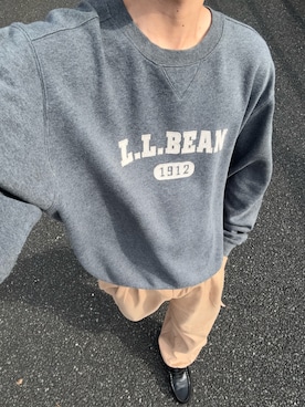 「アイテム（カーゴパンツ、ベージュ系）」を使った、ハルさん（メンズ・179cm）の秋コーディネート