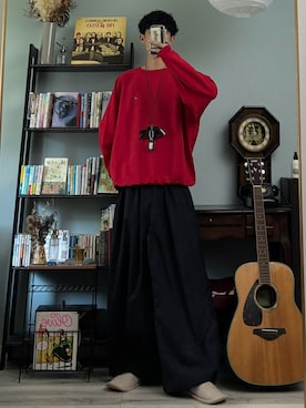 「ナイロンパンツ」｜ハルさん（メンズ・179cm）の秋コーディネート