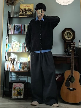 「niko and...（ニコアンド）のアイテム」を使った、ハルさん（メンズ・179cm）の秋コーディネート