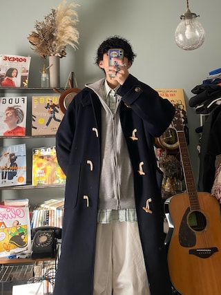 MUHET ダッフルコート　ロング MUHET（ミュエータ）の「ロングダッフルコート（ダッフルコート