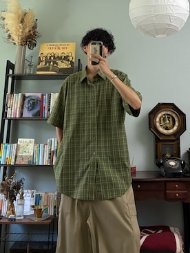 「Dickies（ディッキーズ）のアイテム」を使った、ハルさん（メンズ・179cm）の夏コーディネート