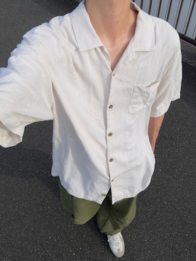 「GERMAN TRAINER（ジャーマントレーナー）のアイテム」を使った、ハルさん（メンズ・179cm）の夏コーディネート