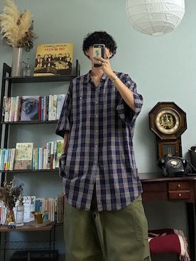 「ミリタリーコーデ」｜ハルさん（メンズ・179cm）の夏コーディネート