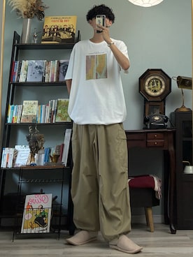「Dickies（ディッキーズ）のアイテム」を使った、ハルさん（メンズ・179cm）の夏コーディネート