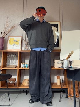 「FREAK'S STORE（フリークスストア）のアイテム」を使った、ハルさん（メンズ・179cm）の秋コーディネート