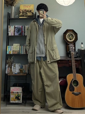 「Dickies（ディッキーズ）のアイテム」を使った、ハルさん（メンズ・179cm）の秋コーディネート