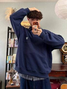 「niko and...（ニコアンド）のアイテム」を使った、ハルさん（メンズ・179cm）の春コーディネート