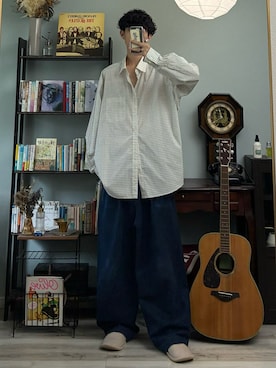 「メンズファッション」｜ハルさん（メンズ・179cm）の秋コーディネート