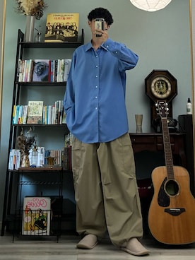 「BROOKS BROTHERS（ブルックスブラザーズ）のアイテム（シャツ/ブラウス）」を使った、ハルさん（メンズ・179cm）の夏コーディネート