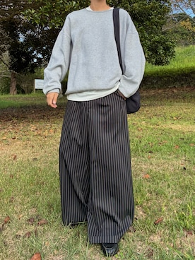 「MandO（Auntie Rosa）（エムオー）のアイテム」を使った、ハルさん（メンズ・179cm）の秋コーディネート