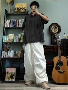 「RAGEBLUE（レイジブルー）のアイテム」を使った、ハルさん（メンズ・179cm）の夏コーディネート