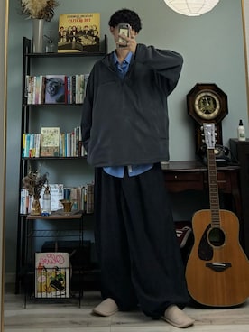 「BROOKS BROTHERS（ブルックスブラザーズ）のアイテム（シャツ/ブラウス）」を使った、ハルさん（メンズ・179cm）の秋コーディネート