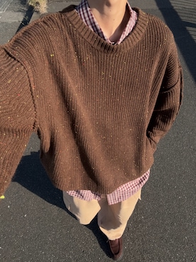 「niko and...（ニコアンド）のアイテム」を使った、ハルさん（メンズ・179cm）の秋コーディネート