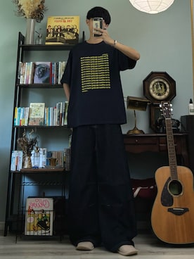 「CIAOPANIC TYPY（チャオパニックティピー）のアイテム」を使った、ハルさん（メンズ・179cm）の夏コーディネート