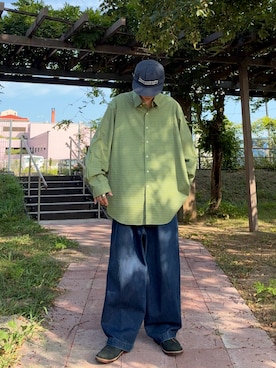 「L.L.Bean（エルエルビーン）のアイテム」を使った、ハルさん（メンズ・179cm）の夏コーディネート