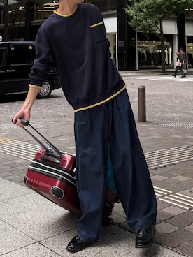 「スウェットコーデ」｜ハルさん（メンズ・179cm）の秋コーディネート