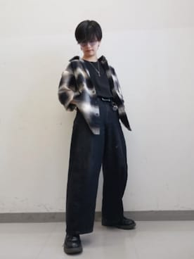 「アイテム（サングラス）」を使った、Lily/低身長×ﾎﾞｰｲｯｼｭさん（メンズ・148cm）の秋コーディネート
