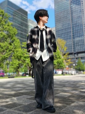 Lily/低身長×ﾎﾞｰｲｯｼｭさん（メンズ・148cm）の秋コーディネート