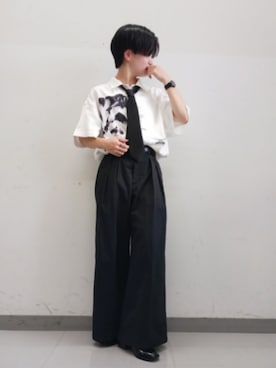 「アイテム（シューズ）」を使った、Lily/低身長×ﾎﾞｰｲｯｼｭさん（メンズ・148cm）の秋コーディネート