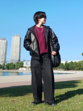 「WEGO（ウィゴー）のアイテム」を使った、Lily/低身長×ﾎﾞｰｲｯｼｭさん（メンズ・148cm）の秋コーディネート