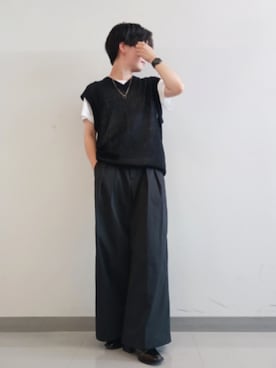 「アイテム（ドレスシューズ）」を使った、Lily/低身長×ﾎﾞｰｲｯｼｭさん（メンズ・148cm）の秋コーディネート