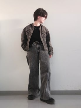 Lily/148cm×ﾎﾞｰｲｯｼｭさん（メンズ・148cm）の春コーディネート