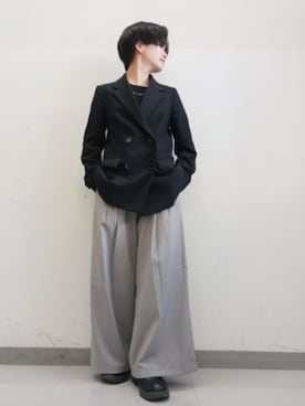 「アイテム（シューズ）」を使った、Lily/低身長×ﾎﾞｰｲｯｼｭさん（メンズ・148cm）の秋コーディネート