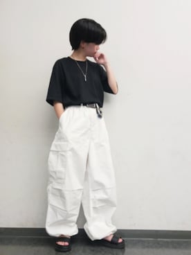 「ボーイッシュ」｜Lily/低身長×ﾎﾞｰｲｯｼｭさん（レディース・148cm）の夏コーディネート