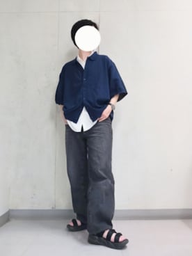 Lily/148cm×ボーイッシュさん(メンズ・148cm)の夏コーディネート