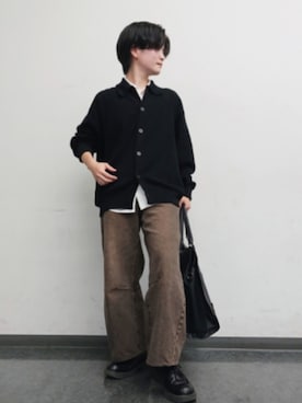 「アイテム（ボストンバッグ）」を使った、Lily/低身長×ﾎﾞｰｲｯｼｭさん（メンズ・148cm）の秋コーディネート