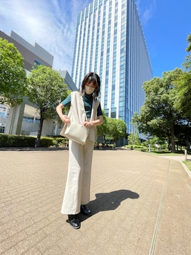 「安くお洒落に。」｜NanaSe☽さん（レディース・165cm）の夏コーディネート