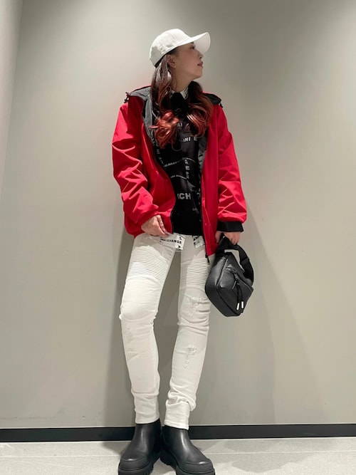 Queen♡（AX アルマーニ エクスチェンジ ららぽーと福岡）｜ARMANI EXCHANGEのキャップを使ったコーディネート WEAR