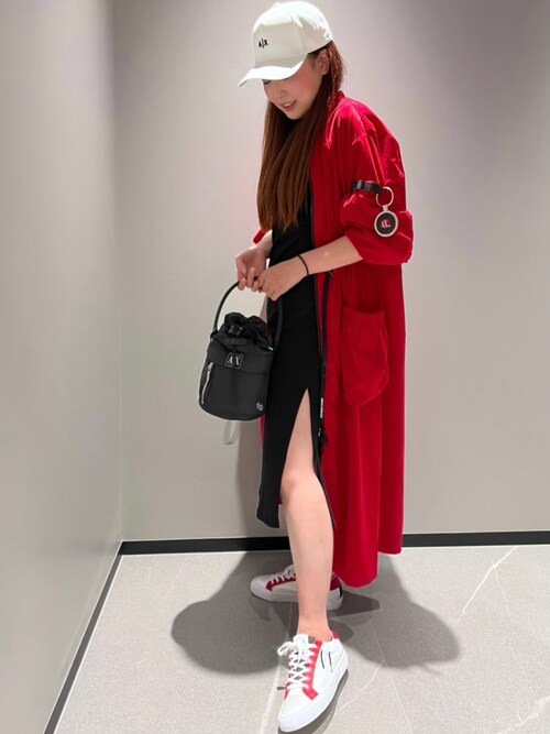 Queen♡｜ARMANI EXCHANGEのキャップを使ったコーディネート - WEAR