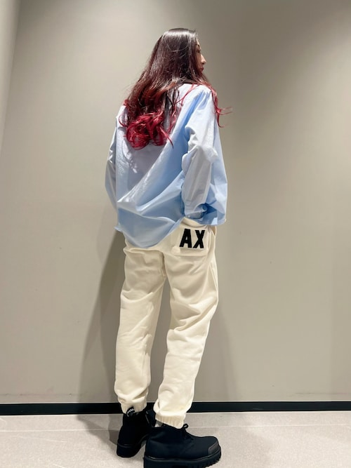 Queen♡（AX アルマーニ エクスチェンジ ららぽーと福岡）｜ARMANI EXCHANGEのTシャツ/カットソーを使ったコーディネート