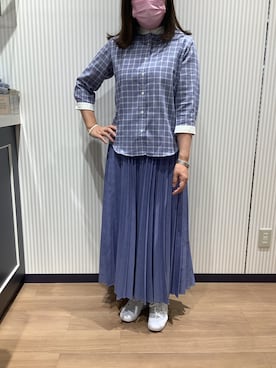 BRICK HOUSE シャツ工房 鈴鹿イオンモール店さん（レディース・160cm）の春コーディネート
