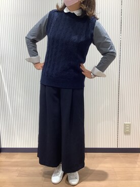 BRICK HOUSE シャツ工房 鈴鹿イオンモール店さん(レディース・160cm)の秋コーディネート