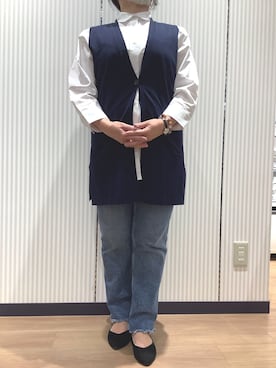 BRICK HOUSE シャツ工房 鈴鹿イオンモール店さん（レディース・150cm）の春コーディネート