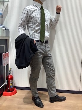 BRICK HOUSE シャツ工房 鈴鹿イオンモール店さん(メンズ・170cm)の秋コーディネート