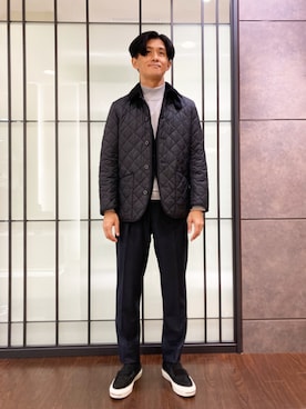 「アイテム（ブルゾン）」を使った、MI (Gentleman Macintosh London)さん（メンズ・176cm）の秋コーディネート