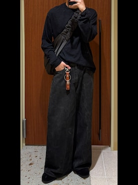 「アイテム（キーホルダー）」を使った、ひらひらさん（メンズ・180cm）の秋コーディネート