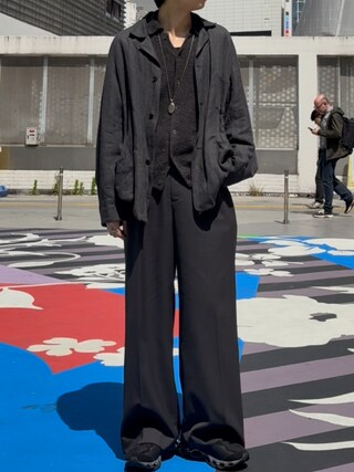 LIDNM（リドム）の「RAYON LINEN CHORE JACKET（その他アウター