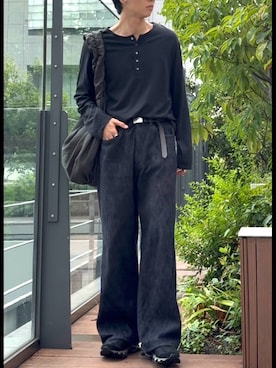 「Llife（ライフ）のアイテム」を使った、ひらひらさん（メンズ・180cm）の夏コーディネート