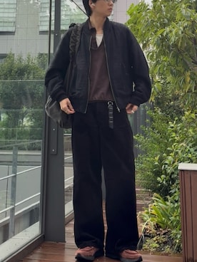 「アイテム（キーケース/キーアクセサリー）」を使った、ひらひらさん（メンズ・180cm）の秋コーディネート