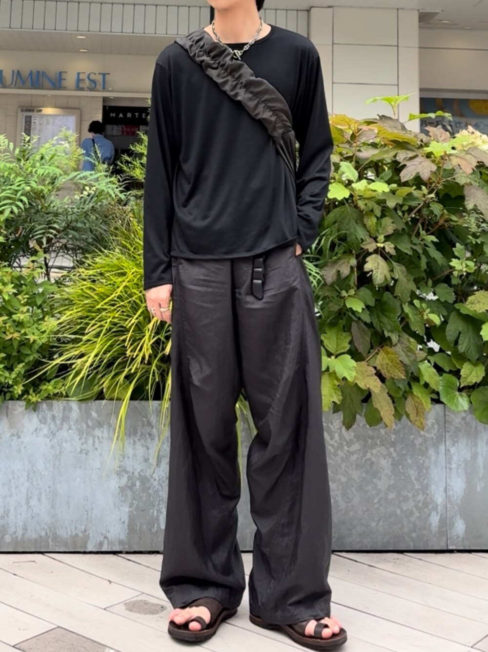 LIDNM / Llife ONLINE STORE / SILK NYLON LUFT 3D FIELD PANTS