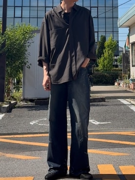 「Post Production（ポストプロダクション）のアイテム」を使った、ひらひらさん（メンズ・180cm）の春コーディネート