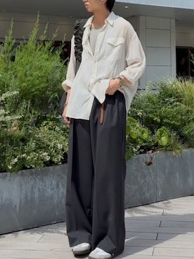 「アイテム（リング）」を使った、ひらひらさん（メンズ・180cm）の秋コーディネート