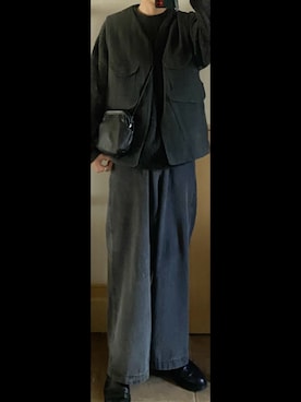 「KLEMAN（クレマン）のアイテム（ブーツ）」を使った、ひらひらさん（メンズ・180cm）の春コーディネート