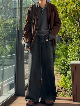 「アイテム（キーケース/キーアクセサリー）」を使った、ひらひらさん（メンズ・180cm）の秋コーディネート