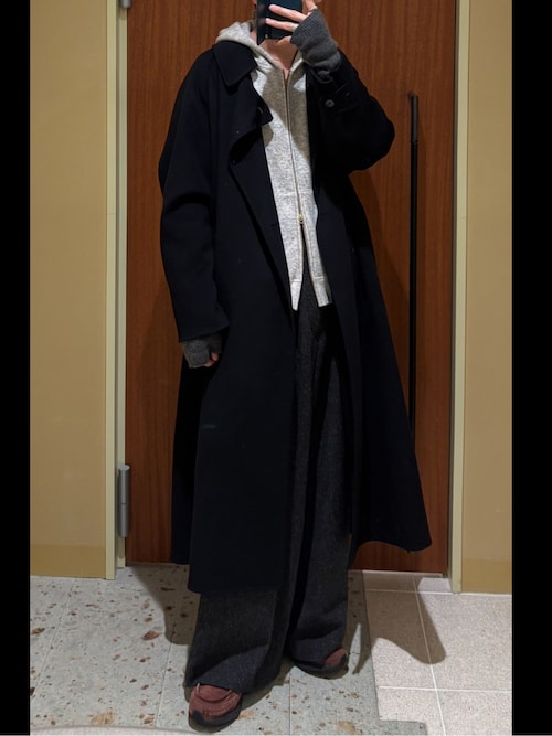 LIDNM（リドム）の「SILK NEP WOOL PANTS（スラックス）」 - WEAR