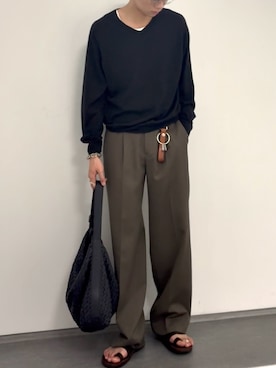 「stein（シュタイン）のアイテム」を使った、ひらひらさん（メンズ・180cm）の春コーディネート